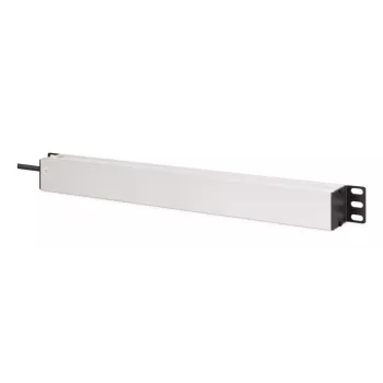 DIGITUS PDU - 1U aliumininis stovo montavimo blokas 8x apsauginis lizdas 1x lizdas 16A 230VAC 50/60Hz IEC C20 kištukas