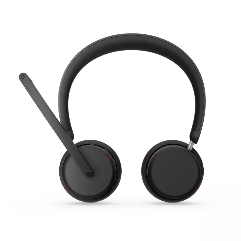 Lenovo ANC Headset 6550 belaidės ausinės su lankeliu, biurui / skambučių centrui, USB Type-C, Bluetooth, juodos