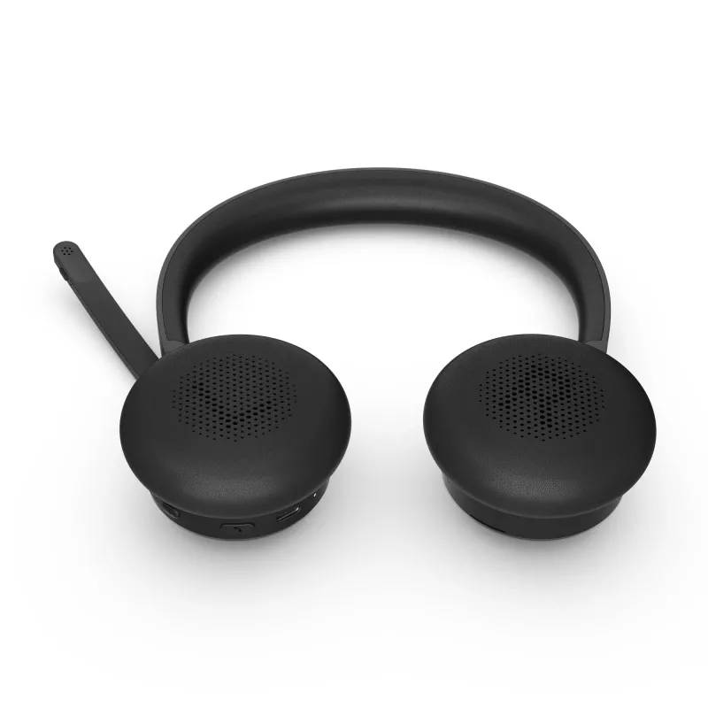 Lenovo ANC Headset 6550 belaidės ausinės su lankeliu, biurui / skambučių centrui, USB Type-C, Bluetooth, juodos