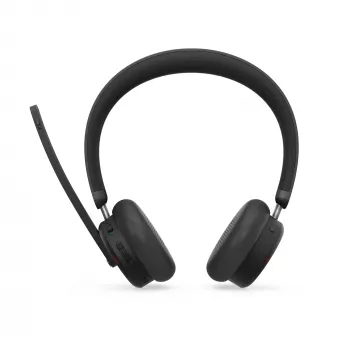 Lenovo 6550 belaidės ausinės, ant galvos, biurui / skambučių centrui, USB-C, Bluetooth, juodos