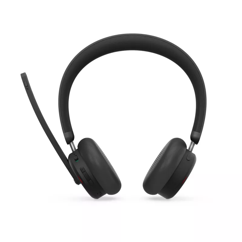 Lenovo 6550 belaidės ausinės, ant galvos, biurui / skambučių centrui, USB-C, Bluetooth, juodos