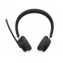 Lenovo 6550 belaidės ausinės, ant galvos, biurui / skambučių centrui, USB-C, Bluetooth, juodos