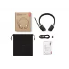 Lenovo 6550 belaidės ausinės, ant galvos, biurui / skambučių centrui, USB-C, Bluetooth, juodos