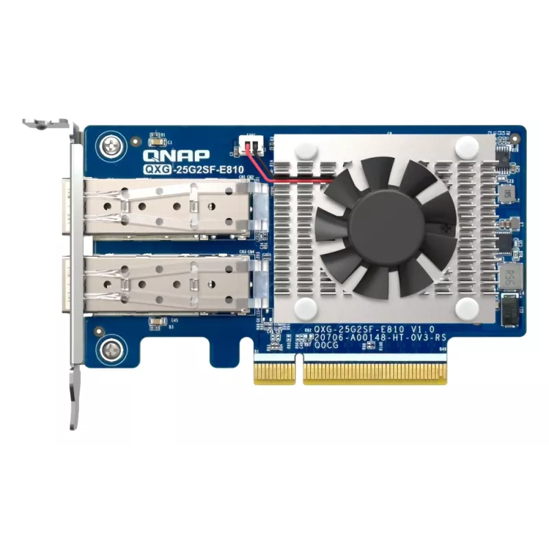 QNAP QXG-25G2SF-E810 tinklo plokštė Vidinė Skaidulinė 25000 Mbit/s