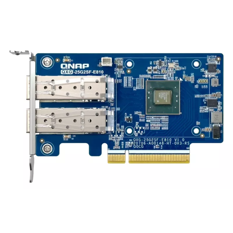 QNAP QXG-25G2SF-E810 tinklo plokštė Vidinė Skaidulinė 25000 Mbit/s