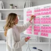 Lenta ergo office ER-306 — sausai trinama vienpusė horizontali lenta, 1190×790 mm, ant stovo su ratukais, magnetinė