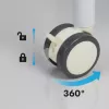 Lenta ergo office ER-306 — sausai trinama vienpusė horizontali lenta, 1190×790 mm, ant stovo su ratukais, magnetinė