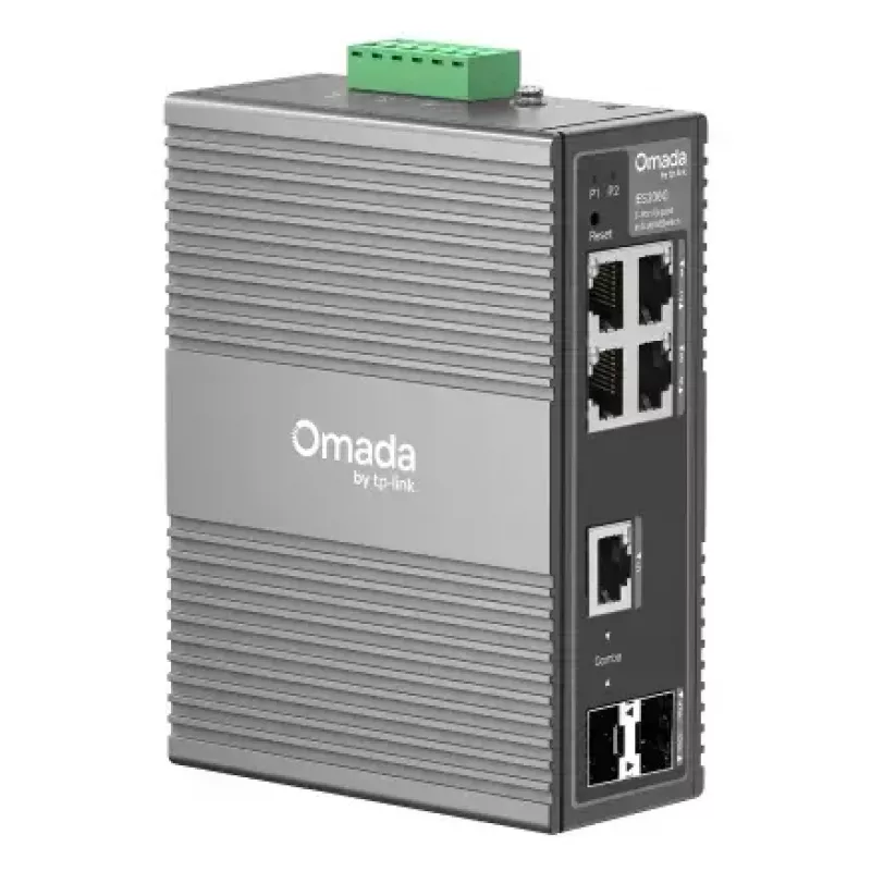 TP-Link Omada IES206G tinklo komutatorius Valdomas Gigabit Ethernet (10/100/1000) Juoda