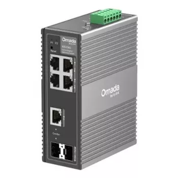 TP-Link Omada IES206G tinklo komutatorius Valdomas Gigabit Ethernet (10/100/1000) Juoda