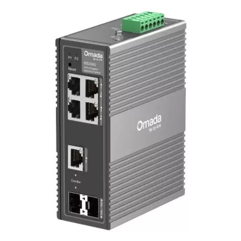 TP-Link Omada IES206G tinklo komutatorius Valdomas Gigabit Ethernet (10/100/1000) Juoda