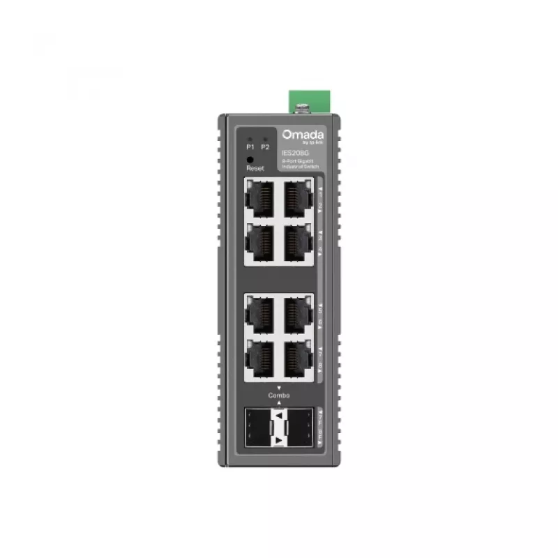 TP-Link Omada IES208G tinklo komutatorius Valdomas Gigabit Ethernet (10/100/1000)