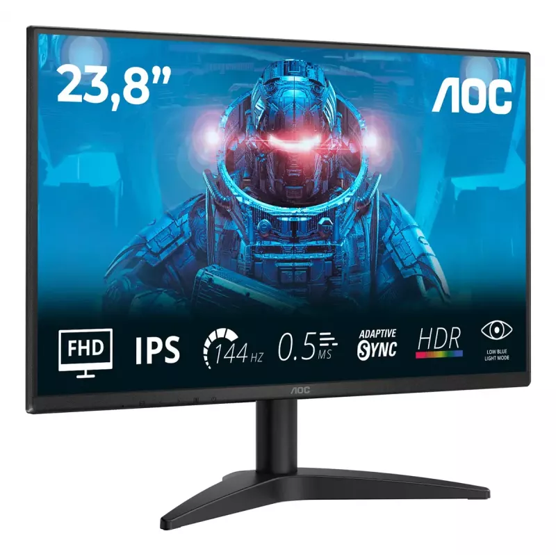 AOC B3 24B36X kompiuterio monitorius 60,5 cm (23,8 col.) 1920 x 1080 pikselių Full HD LED juodas