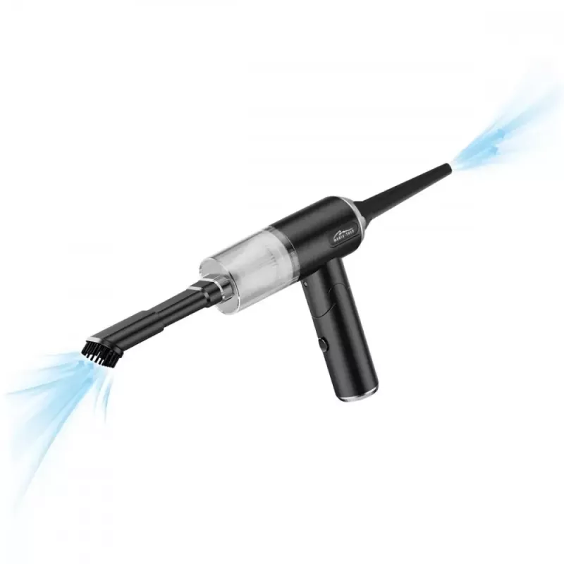 Mini orapūtė MEDIA-TECH MT6538 2 IN 1 Jet Air Duster — belaidis rankinis valytuvas, 2000 mAh, 65 W, 2500 l/min, 7000 Pa