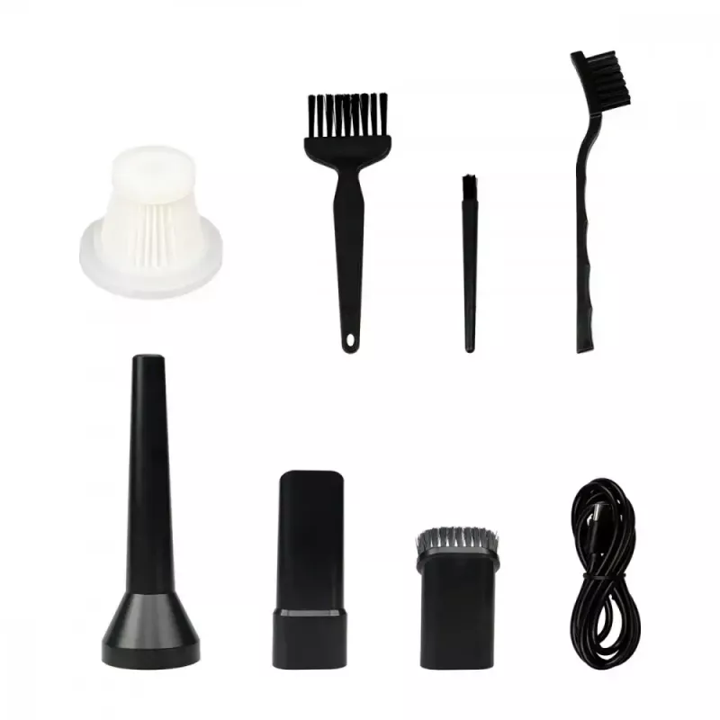 Mini orapūtė MEDIA-TECH MT6538 2 IN 1 Jet Air Duster — belaidis rankinis valytuvas, 2000 mAh, 65 W, 2500 l/min, 7000 Pa