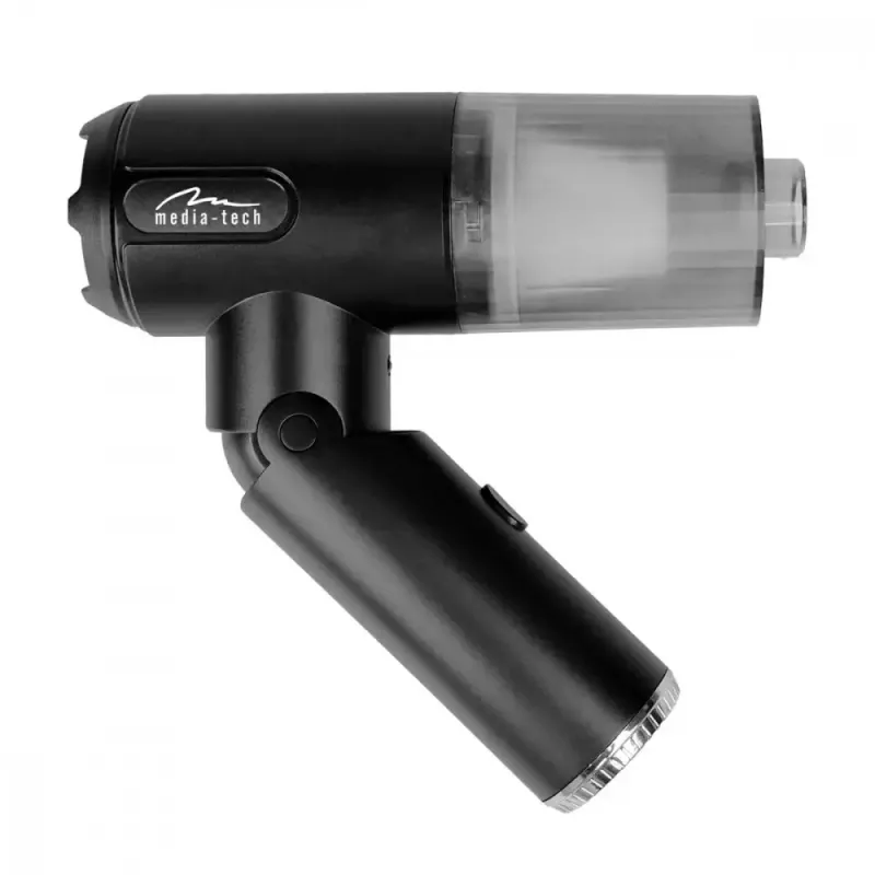 Mini orapūtė MEDIA-TECH MT6538 2 IN 1 Jet Air Duster — belaidis rankinis valytuvas, 2000 mAh, 65 W, 2500 l/min, 7000 Pa