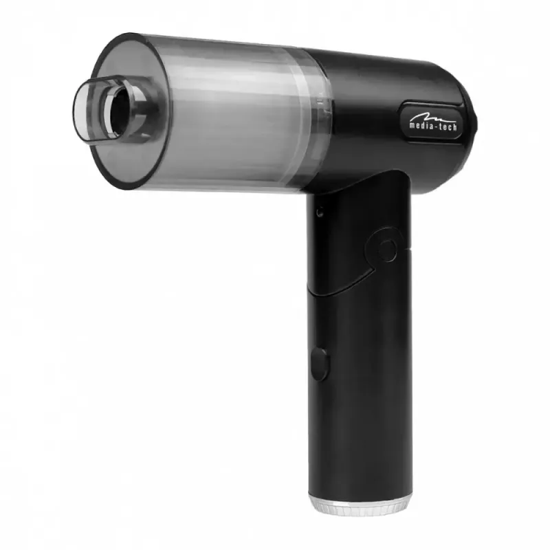 Mini orapūtė MEDIA-TECH MT6538 2 IN 1 Jet Air Duster — belaidis rankinis valytuvas, 2000 mAh, 65 W, 2500 l/min, 7000 Pa