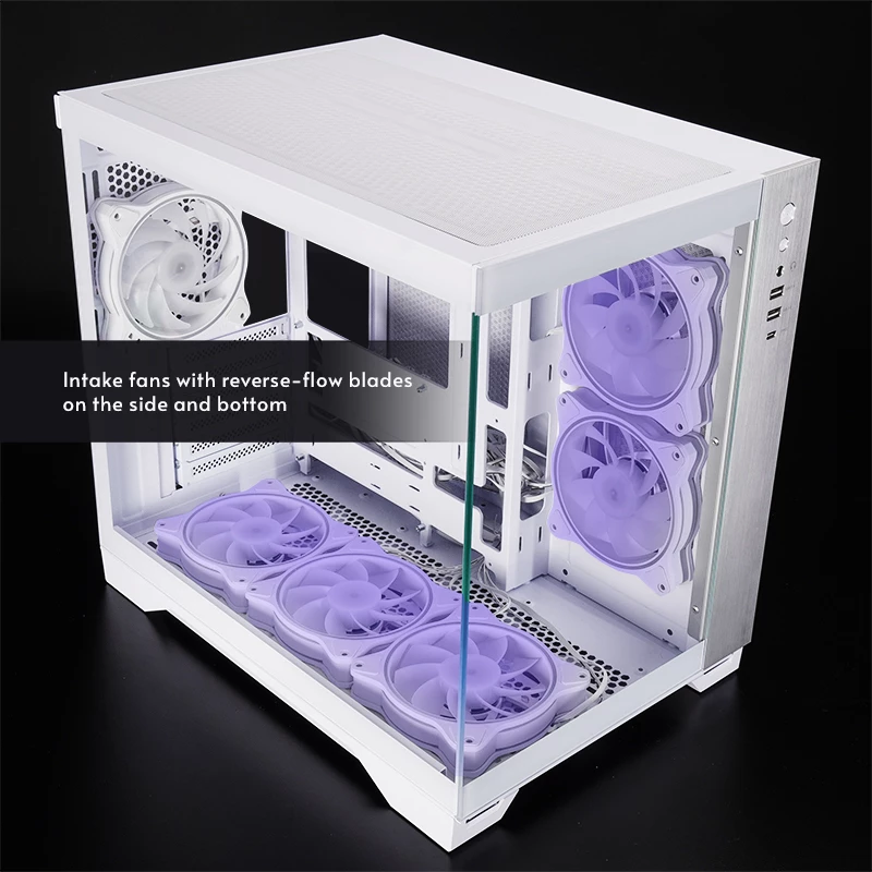 Chieftec GM-30W-TG-OP kompiuterio korpusas Cube Baltas