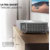 Hisense 120L5ND projekcinis televizorius Ultra trumpojo atstumo projektorius 2700 ANSI liumenų DLP UHD 4K (3840x2160) Juoda, Sidabrinė 3D