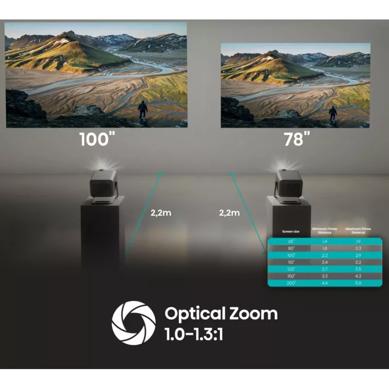 Hisense M2 Pro UHD 4K (3840x2160) 3D Pilka