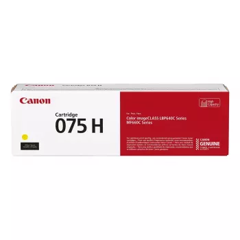 Canon 075 didelės talpos toneris 2500 puslapių geltonas