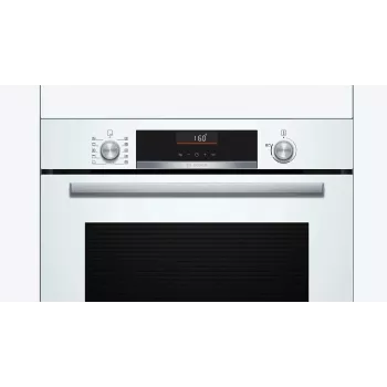 Įmontuojama elektrinė orkaitė Bosch Serie 6 HBG536EW4 — 71 l, 3400 W, balta, EasyClean, 10 automatinių programų