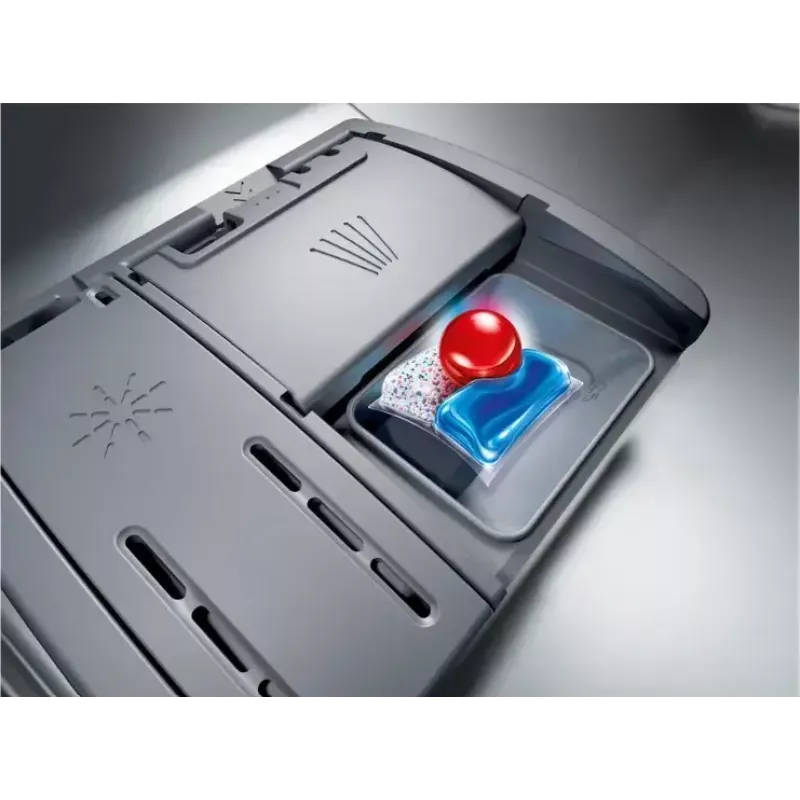 Įmontuojama indaplovė Bosch SMU2HVS06E — 60 cm pilno dydžio, 14 komplektų, 5 programos, Šilumokaičio džiovinimas