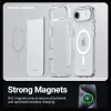 Crong Clear MAG Cover dėklas su MagSafe, skirtas iPhone 17, permatomas CRGCLRMIP1763TRS