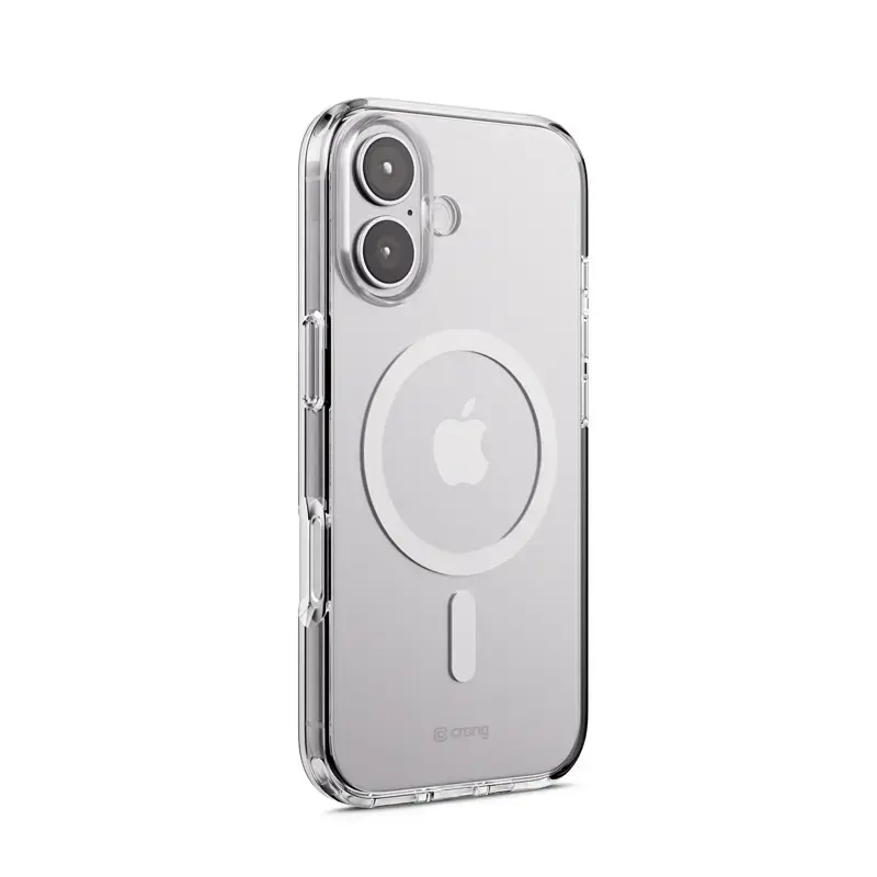 Crong Clear MAG Cover dėklas su MagSafe, skirtas iPhone 17, permatomas CRGCLRMIP1763TRS