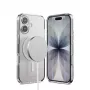 Crong Clear MAG Cover dėklas su MagSafe, skirtas iPhone 17, permatomas CRGCLRMIP1763TRS