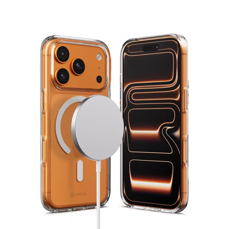 Crong Clear MAG dangtelio dėklas su MagSafe iPhone 17 Pro Clear CRGCLRMIP1763PTRS