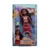 Disney Vaiana 2 žaislai, plaukiojanti Tautai Vaiana mados lėlė su 2 priedais ir spalvą keičiančiu liemeniu