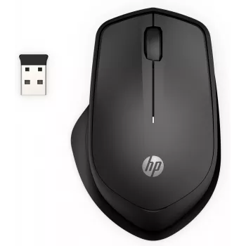 HP 280 Silent Wireless pelė, dešiniarankiams, optinė, belaidė radijo dažnio, juoda
