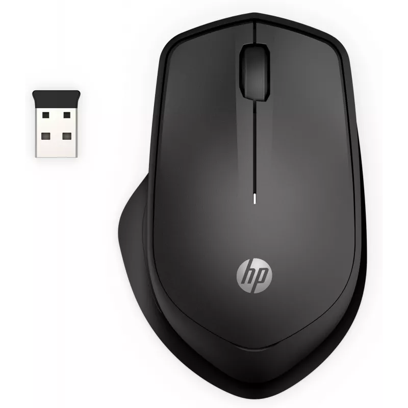 HP 280 Silent Wireless pelė, dešiniarankiams, optinė, belaidė radijo dažnio, juoda