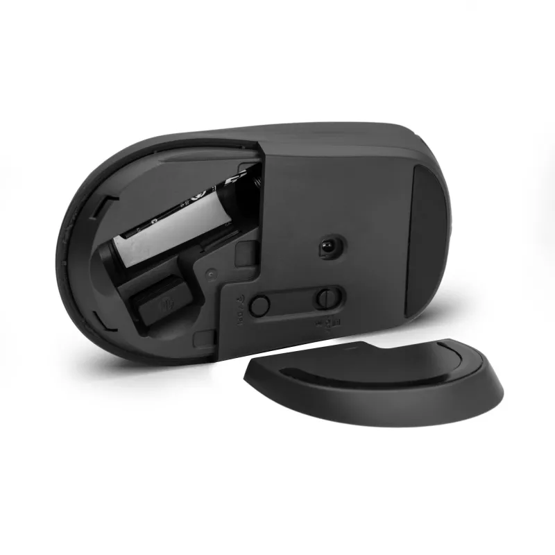 HP 400 Quiet Juoda belaidė pelė, abiem rankoms tinkama, RF belaidis ryšys + Bluetooth, 6000 DPI, juoda