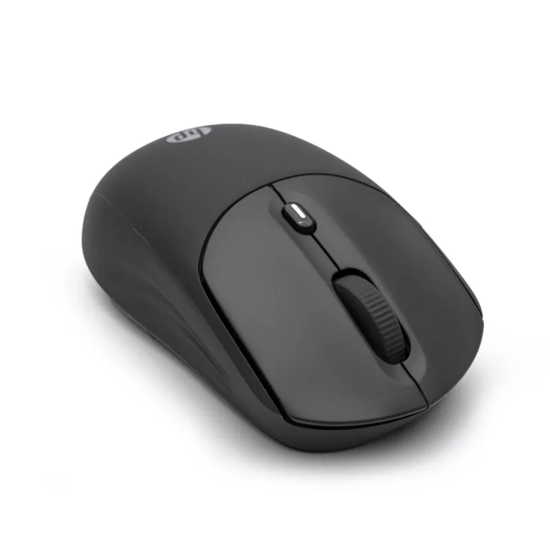 HP 400 Quiet Juoda belaidė pelė, abiem rankoms tinkama, RF belaidis ryšys + Bluetooth, 6000 DPI, juoda