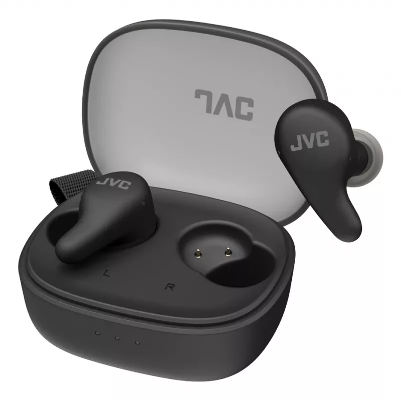 JVC HA-A23T-B-U ausinės / laisvų rankų įranga True Wireless Stereo (TWS) Į ausis įdedamos Skambučiams / Muzikai / Sportui / Kasdienai Bluetooth Juoda