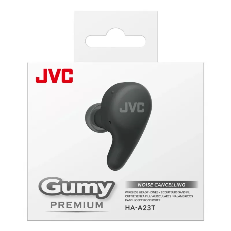 JVC HA-A23T-B-U ausinės / laisvų rankų įranga True Wireless Stereo (TWS) Į ausis įdedamos Skambučiams / Muzikai / Sportui / Kasdienai Bluetooth Juoda