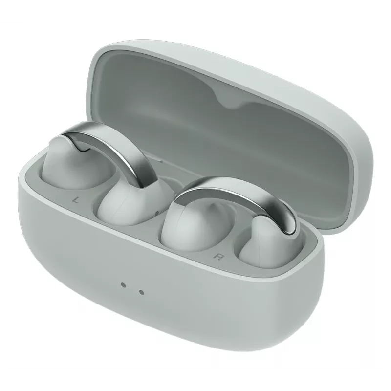 JVC HA-NP1T ausinės True Wireless Stereo (TWS) ausų spaustukas skambučiams / muzikai USB Type-C Bluetooth pilka, sidabrinė