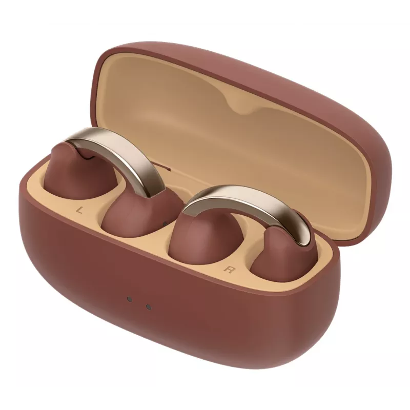 JVC HA-NP1T laisvų rankų įranga, tikras belaidis stereofoninis (TWS), ausies spaustukas, skambučiai / muzika, USB Type-C, Bluetooth, ruda, sidabrinė
