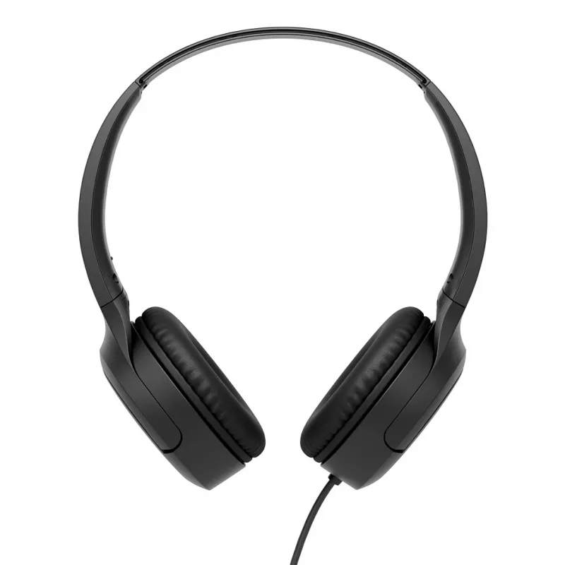 JVC HA-S33UC ausinės, binauralinės, laidinės, galvos lankelio tipo, 2 tvarkyklės 29,7 mm, 20–20000 Hz, 1,2 m laidas, įmontuotas mikrofonas, juodos
