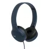 Laidinės binauralinės ausinės JVC HA-S33UCAU su galvos lankeliu, USB-C, 2 tvarkyklės 2,97 cm, 20–20000 Hz, laidas 1,2 m, mėlynos
