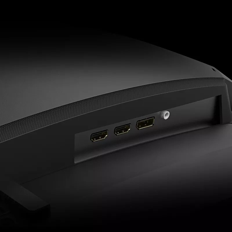 GIGABYTE GS32QCA 31,5 colio QHD lenktas žaidimų monitorius - 2560 x 1440, 180Hz, 1ms, 250 cd/m², FreeSync, paruoštas HDR, HDMI 2.0, DisplayPort 1.4