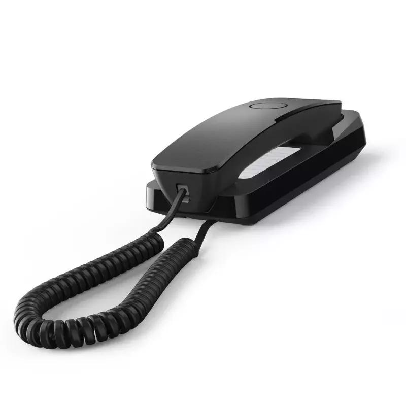 Analoginis telefonas „Gigaset DESK 200“ su laidiniu rageliu, juodas
