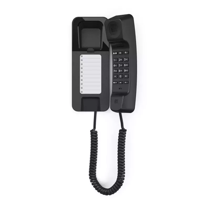 Analoginis telefonas „Gigaset DESK 200“ su laidiniu rageliu, juodas
