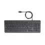HP 150 laidinė klaviatūra, pilno dydžio (100 %), laidinė, USB, mechaninė, QWERTY, juoda