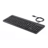 HP 150 laidinė klaviatūra, pilno dydžio (100 %), laidinė, USB, mechaninė, QWERTY, juoda