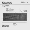 HP 150 laidinė klaviatūra, pilno dydžio (100 %), laidinė, USB, mechaninė, QWERTY, juoda