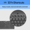 HP 150 laidinė klaviatūra, pilno dydžio (100 %), laidinė, USB, mechaninė, QWERTY, juoda