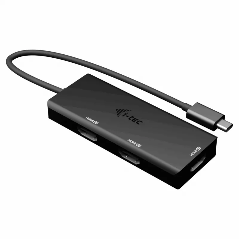 i-tec USB-C Triple 4K HDMI vaizdo adapteris, maitinimo tiekimas 100 W