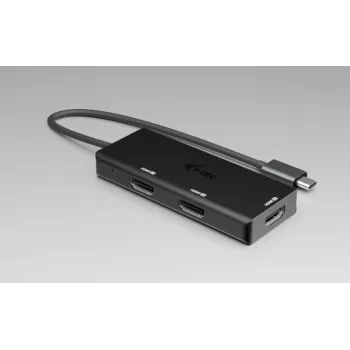 i-tec USB-C Triple 4K HDMI vaizdo adapteris, maitinimo tiekimas 100 W